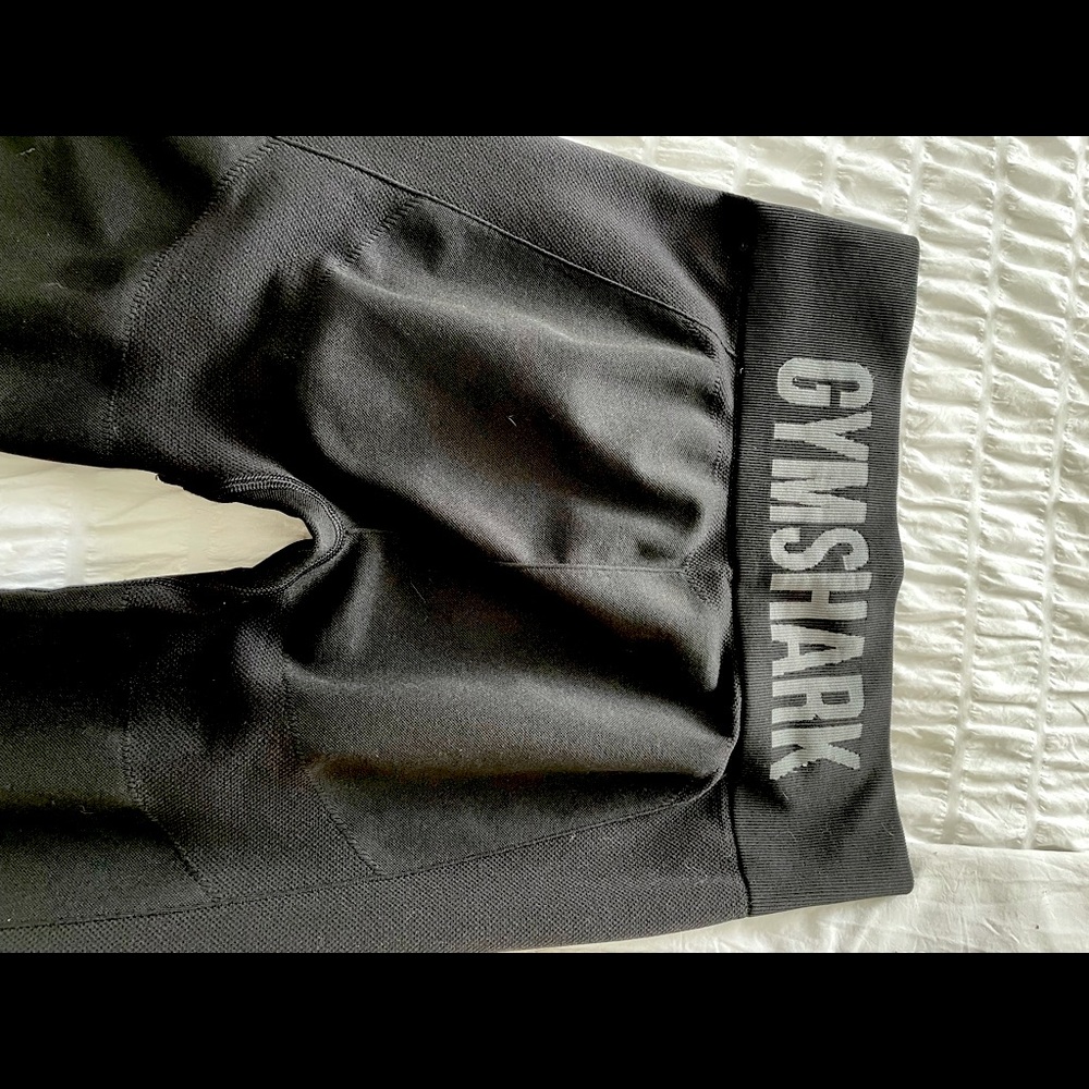 Gymshark Flex High Waisted Leggings - Black/Grey
